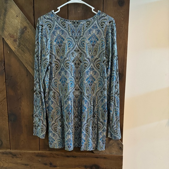J. Jill Paisley Blouse - Picture 2 of 4